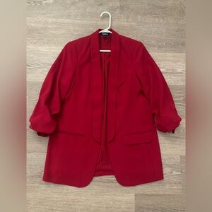 Express Women's Bold Red Blazer